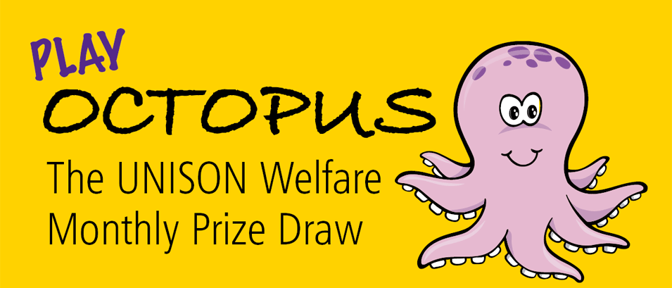 OCTOPUS UNISON PRIZE DRAW
